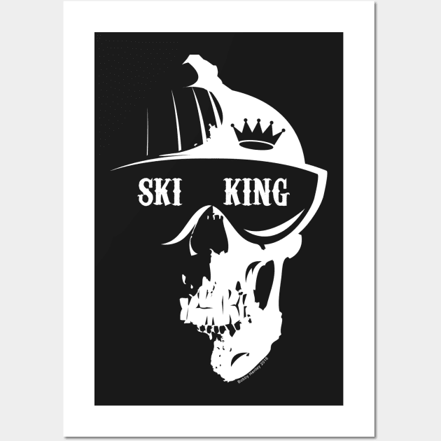 SKI KING Wall Art by Illustratorator